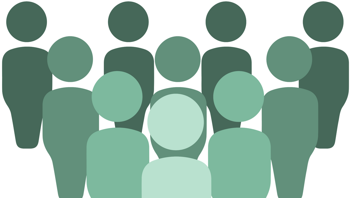 Illustration of group of people